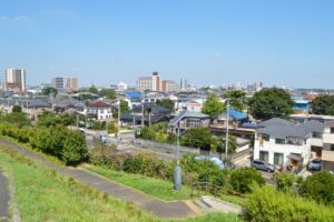 足立区の街並み