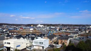 武蔵村山市の街並み